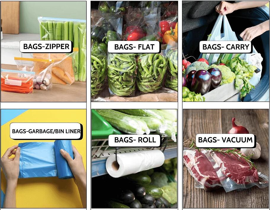 Plastic packaging bag usage scenarios Plastic packaging bag usage scenarios