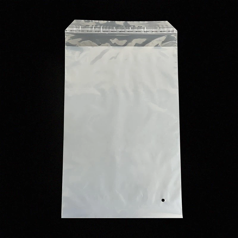Angled self-adhesive bag Angled self-adhesive bag